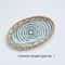 Japanese Rattan Woven Ceramic Snack Plate For Fruit Candy Dessert Serving 11