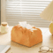 Butter Toast Tissue Box Cover Cute Bread Napkin Holder For Car Home Office 0