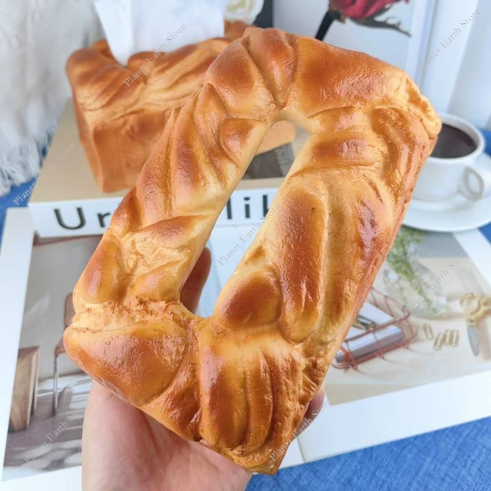 Butter Toast Tissue Box Cover Cute Bread Napkin Holder For Car Home Office 3