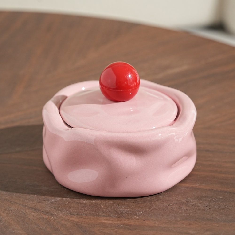 Modern Ceramic Ashtray Decorative Irregular Smoking Tray for Living Room & Desktop