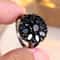 Midnight Promise Black Zircon Engagement Ring for Women