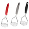 Stainless Steel Potato Masher Press for Smooth Veggies and Baby Food