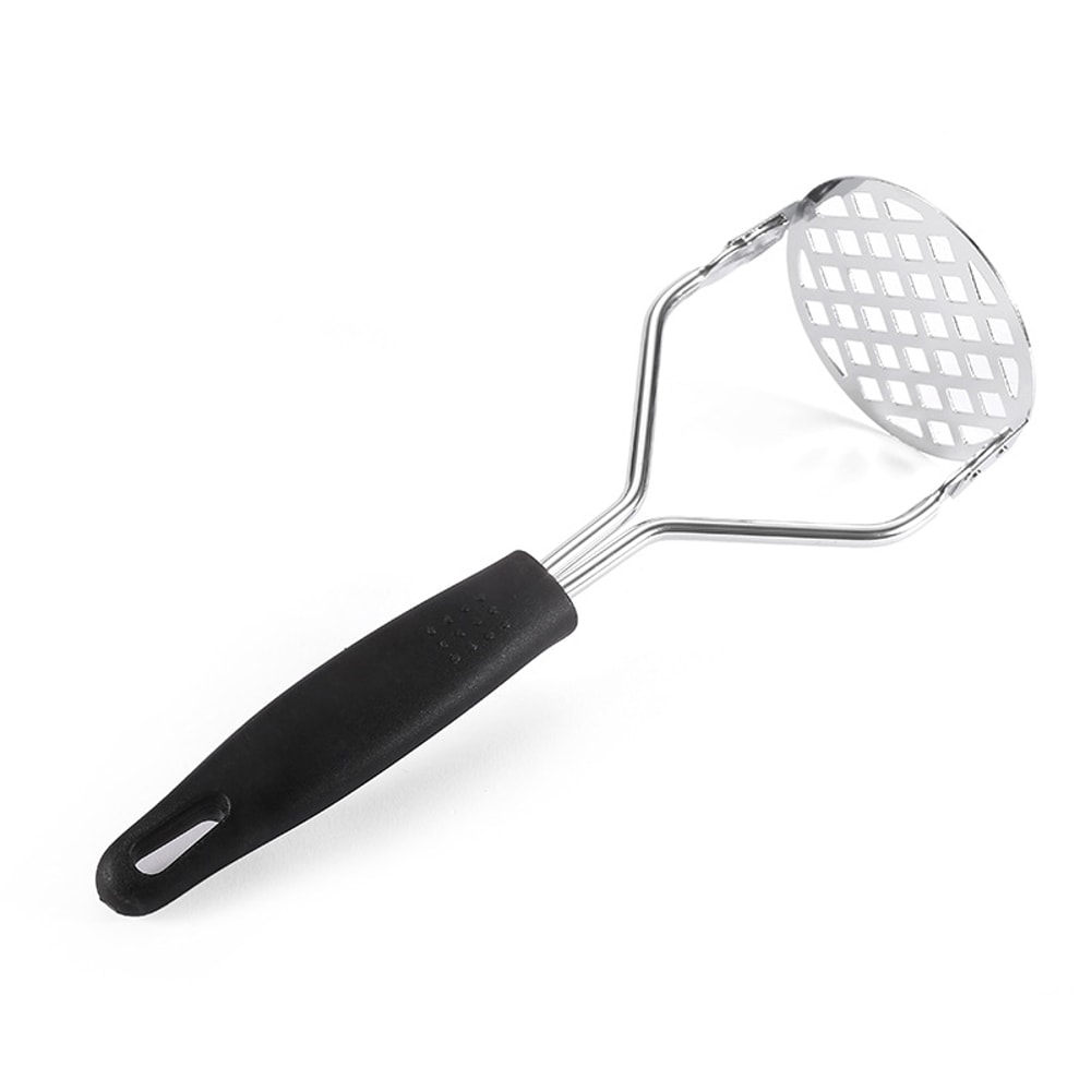 Stainless Steel Potato Masher Press for Smooth Veggies and Baby Food