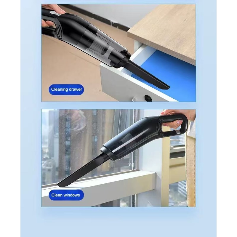TurboClean Pro Handheld Car Vacuum Cleaner With Wet Dry Suction 2