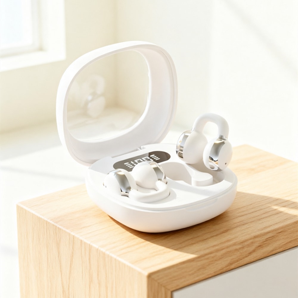 SmartBass TWS Wireless Bluetooth Earbuds with LED Display & Stereo Sound