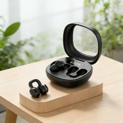aerosync pro wireless bluetooth earbuds with led power display