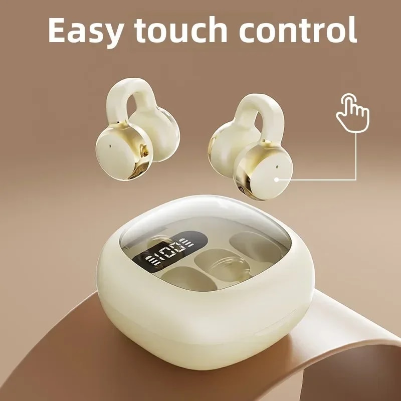 AeroSync Pro Wireless Bluetooth Earbuds with LED Power Display