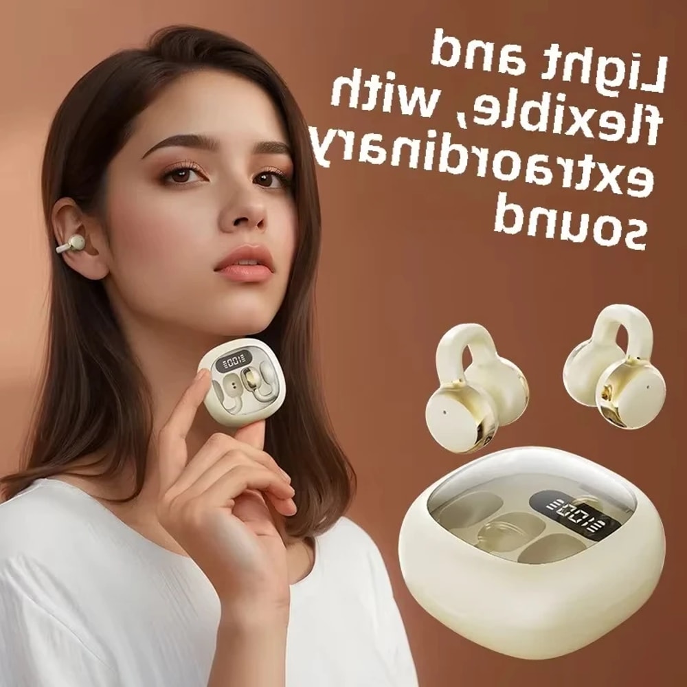 SmartTouch TWS Bluetooth Earbuds with LED Display & HiFi Stereo Sound