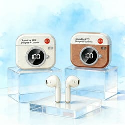 powerpulse tws wireless earbuds with led display & hifi gaming sound