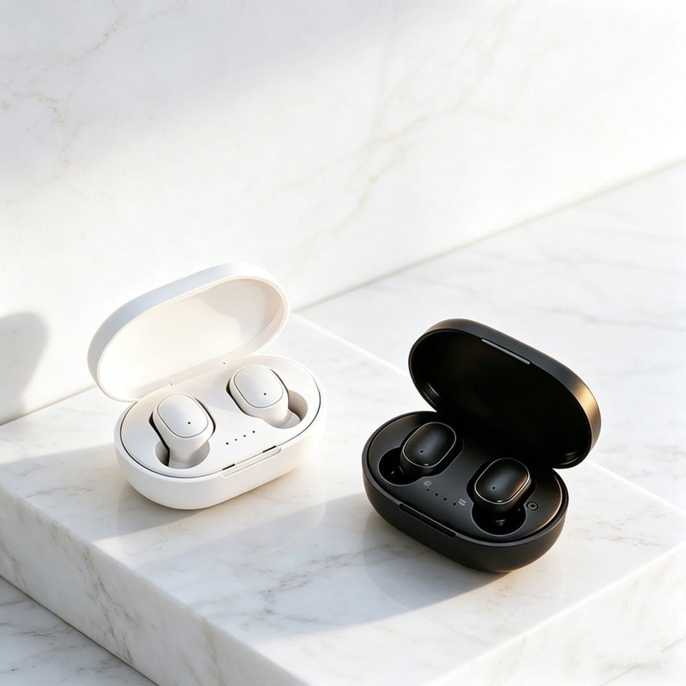 Wireless Bluetooth Earbuds with Noise Cancelling Mic & Charging Case