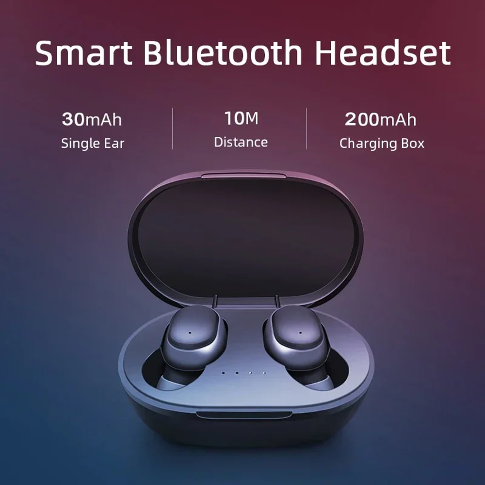 Wireless Bluetooth Earbuds with Noise Cancelling Mic & Charging Case