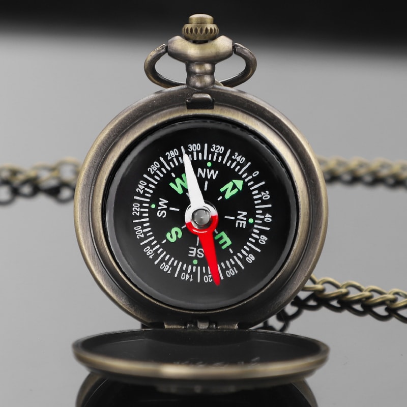 Fullmetal Alchemist Edward Brass Compass Pocket Watch For Anime Fans Outdoor Adventures 8