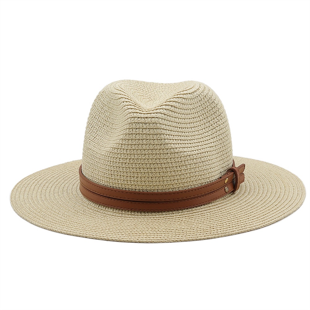 Coastal Breeze Panama Hat For Women Men Breathable Straw Sun Hat For Beach Travel 1