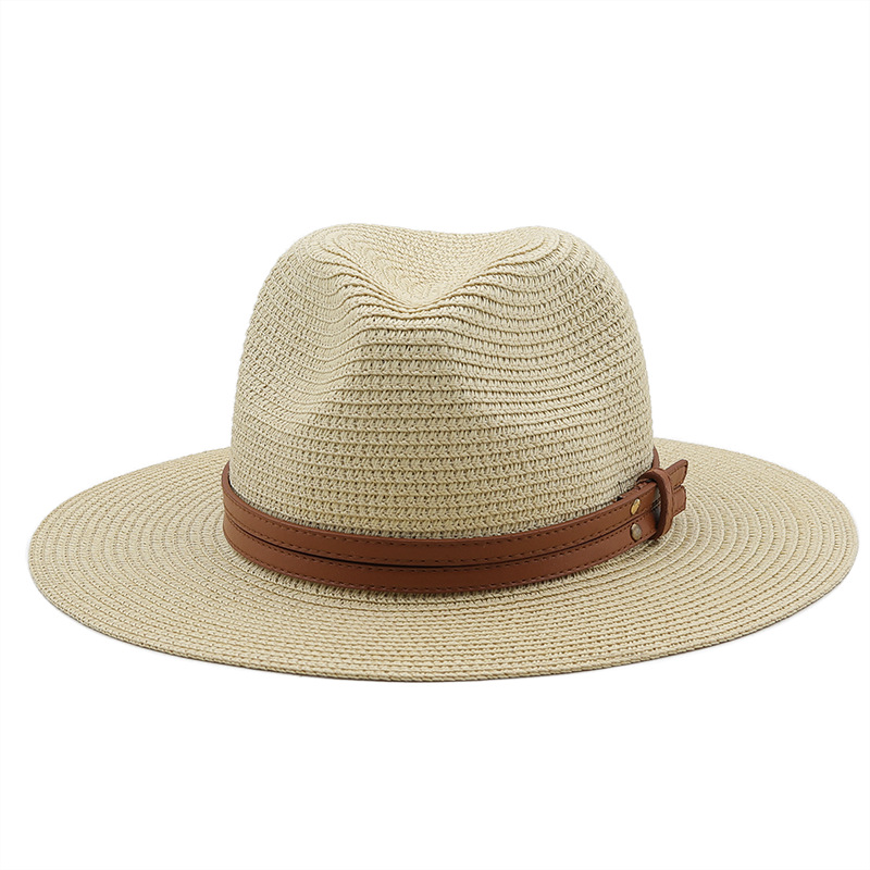 Coastal Breeze Panama Hat For Women Men Breathable Straw Sun Hat For Beach Travel 1