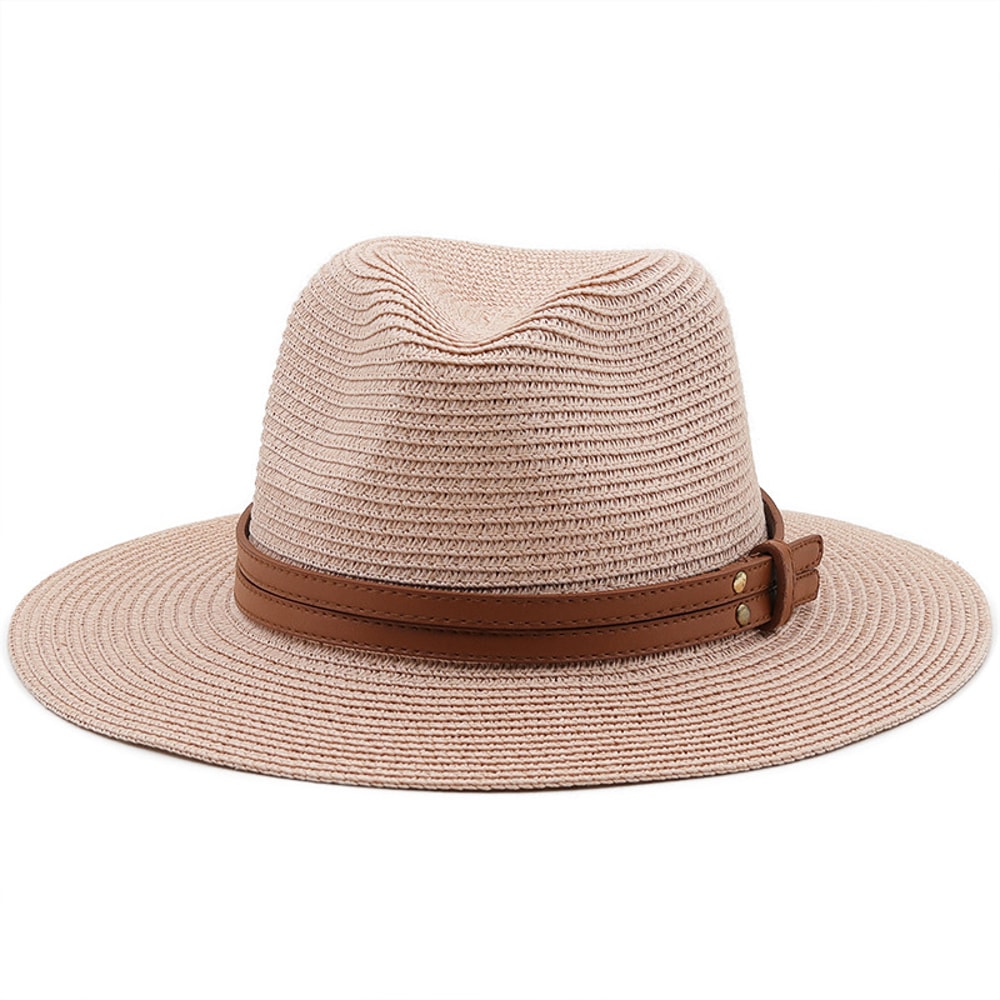 Coastal Breeze Panama Hat For Women Men Breathable Straw Sun Hat For Beach Travel 2