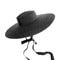 Vintage Wide Brim Straw Sun Hat with Ribbon for Women