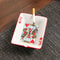 Royal Poker Ceramic Ashtray Decorative Smoking Tray for Home Office Lounge