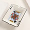 Royal Poker Ceramic Ashtray Decorative Smoking Tray for Home Office Lounge