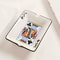 Royal Poker Ceramic Ashtray Decorative Smoking Tray for Home Office Lounge