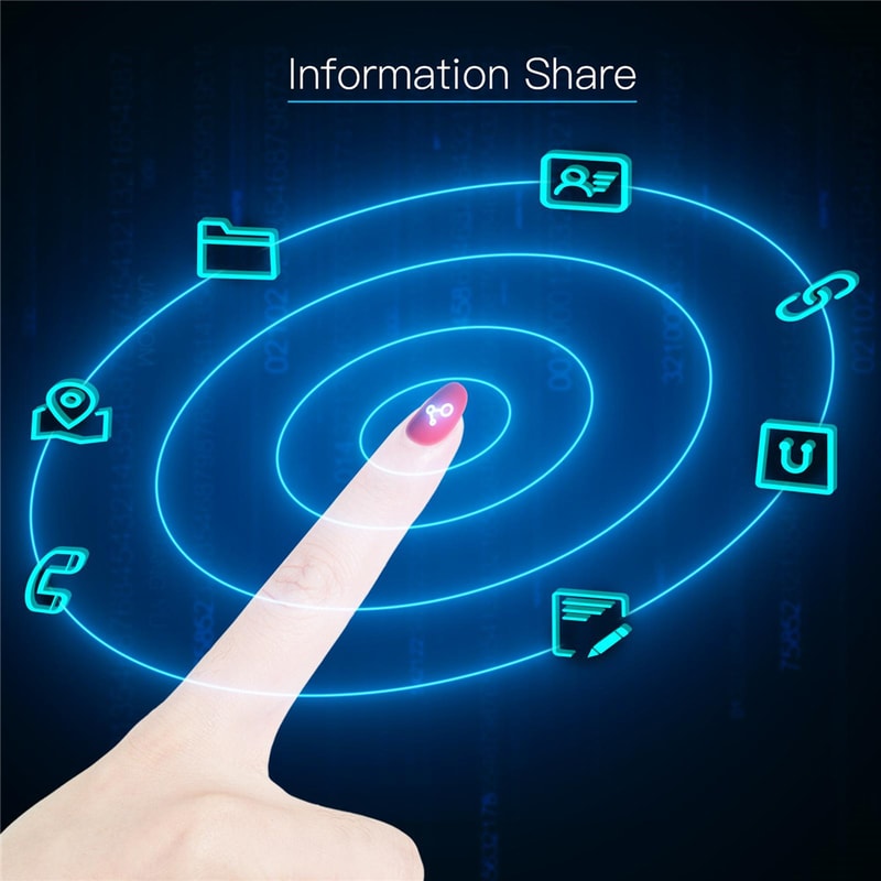 Smart NFC Nail Chip Wearable for Instant Sharing, SOS Alerts & Mobile Shortcuts
