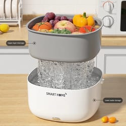 purefresh ultrasonic fruit & vegetable cleaner basket