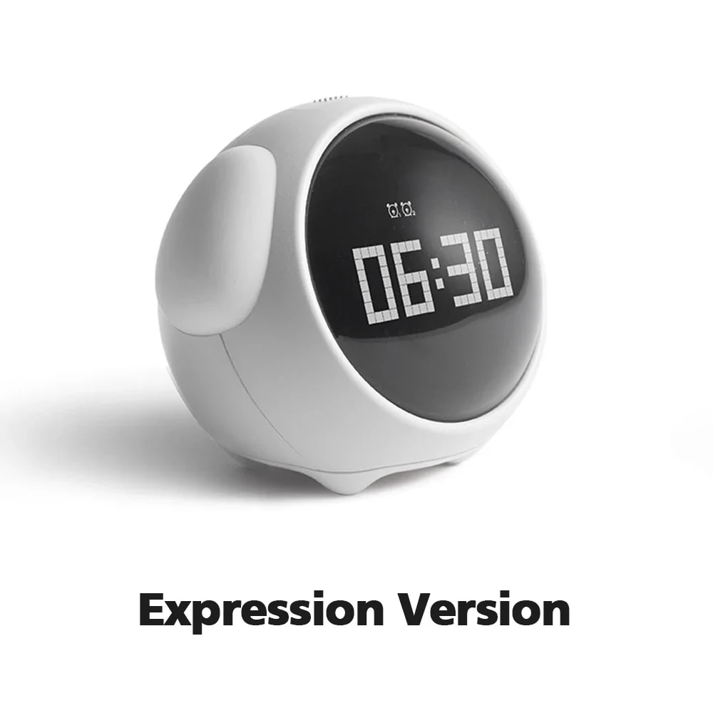 Kids Digital Alarm Clock with Voice Control LED Night Light and Snooze Timer
