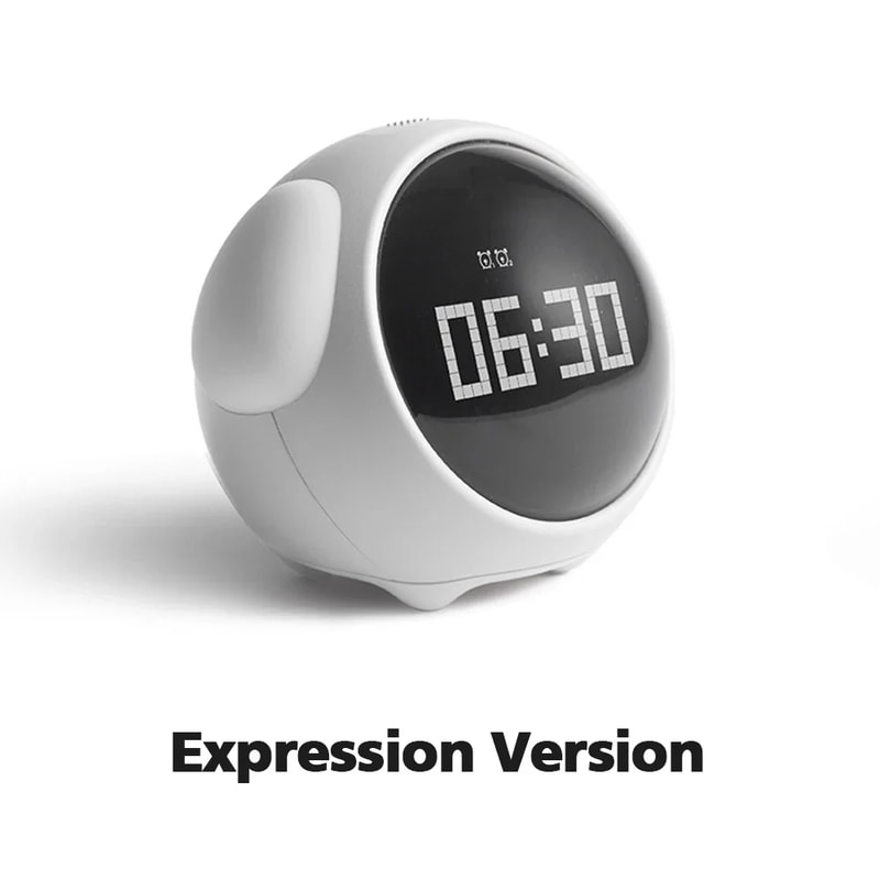 Kids Digital Alarm Clock with Voice Control LED Night Light and Snooze Timer