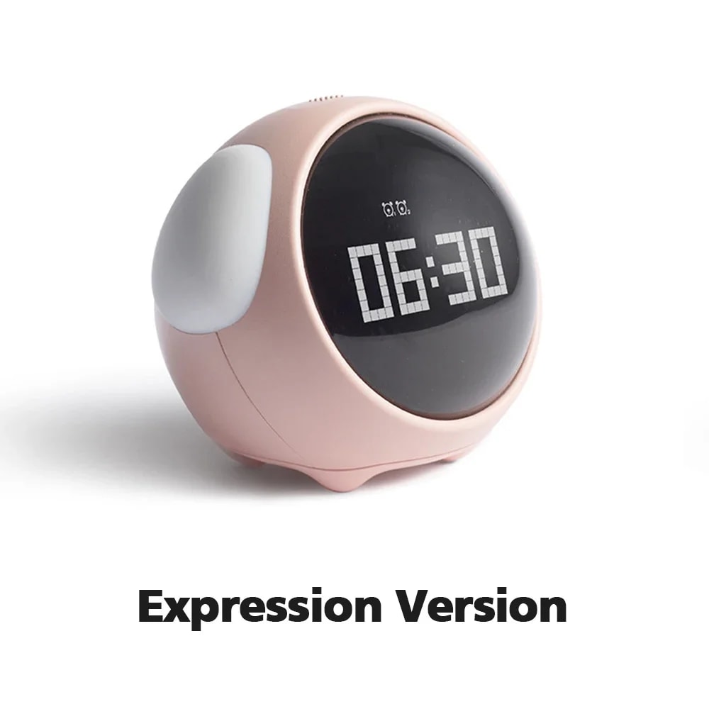 Kids Digital Alarm Clock with Voice Control LED Night Light and Snooze Timer