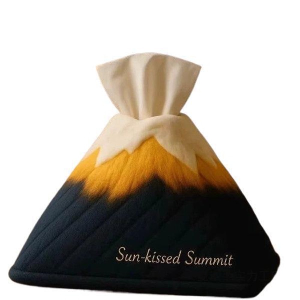 Sunrise Mountain Peak Tissue Box Cover Decorative Home Accent for Romantic Modern Spaces