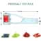 FreshSlice Pro Grape & Cherry Tomato Cutter for Quick Fruit Prep