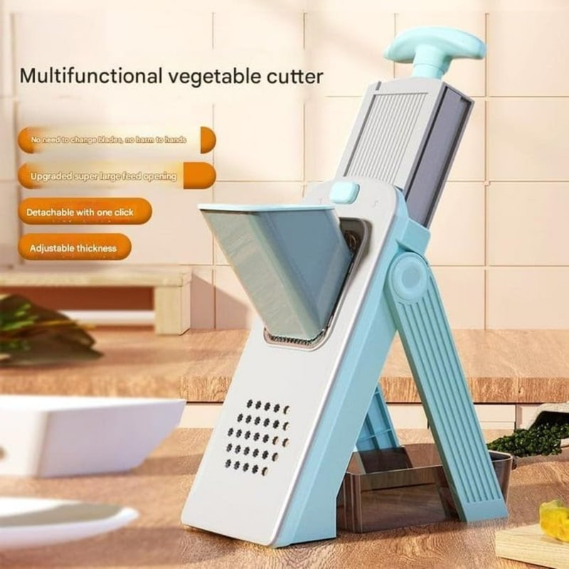 Adjustable Mandoline Vegetable Chopper and Julienne Slicer for Fast Kitchen Prep