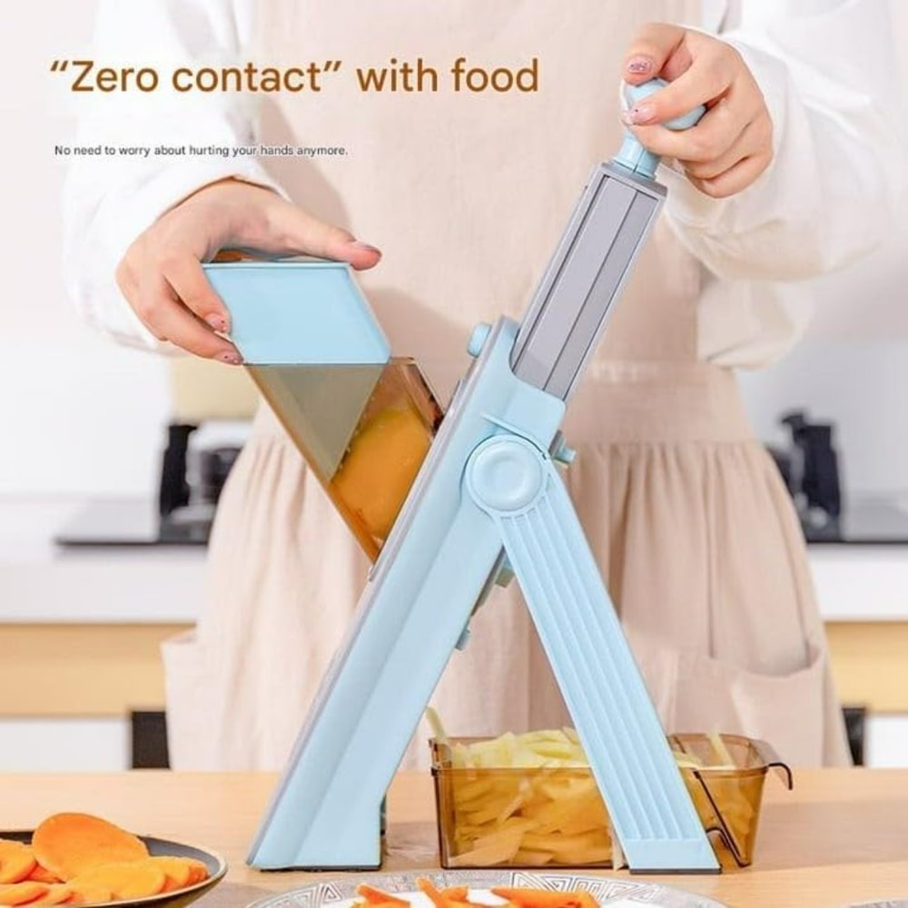 Adjustable Mandoline Vegetable Chopper and Julienne Slicer for Fast Kitchen Prep