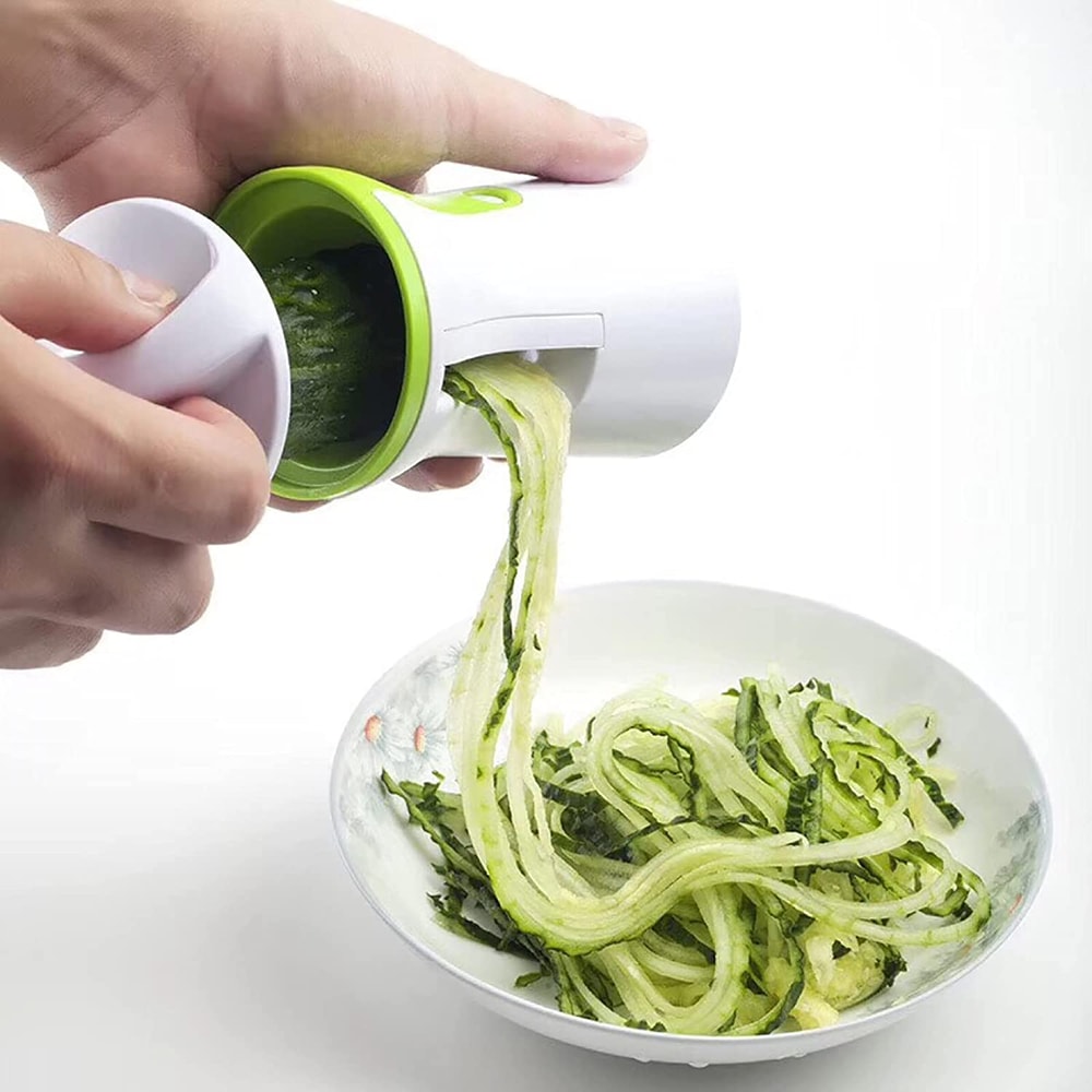 Handheld Vegetable Spiralizer for Zucchini Noodles and Veggie Pasta