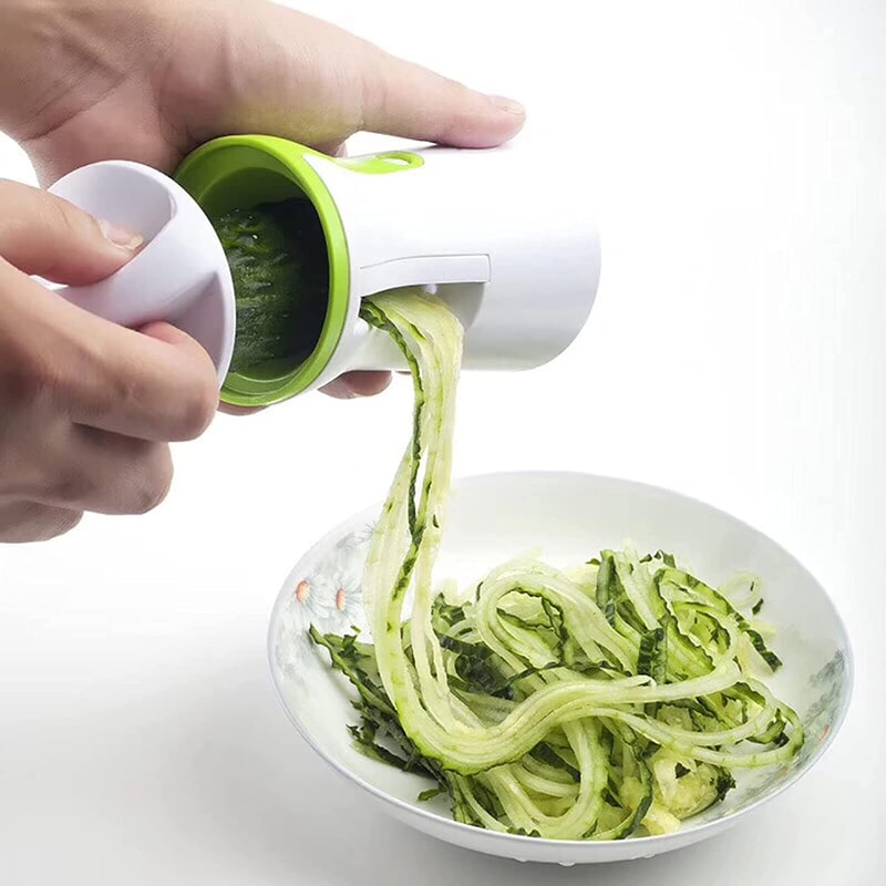 Handheld Vegetable Spiralizer for Zucchini Noodles and Veggie Pasta