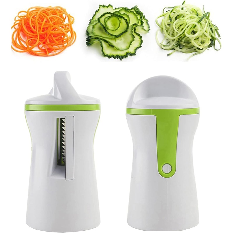 Handheld Vegetable Spiralizer for Zucchini Noodles and Veggie Pasta