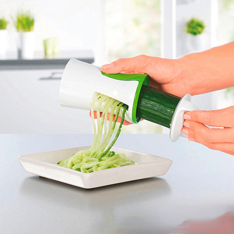 Handheld Vegetable Spiralizer for Zucchini Noodles and Veggie Pasta