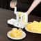 Rotary Vegetable Spiralizer & Potato Noodle Maker with Stainless Steel Drum Blades