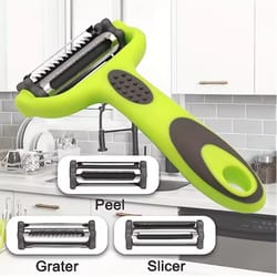swivel vegetable peeler and slicer for fruits, potatoes & cucumbers
