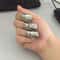 SafeSlice Stainless Steel Finger Guard Set for Kitchen Cutting and Chopping