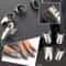 SafeSlice Stainless Steel Finger Guard Set for Kitchen Cutting and Chopping