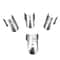 SafeSlice Stainless Steel Finger Guard Set for Kitchen Cutting and Chopping