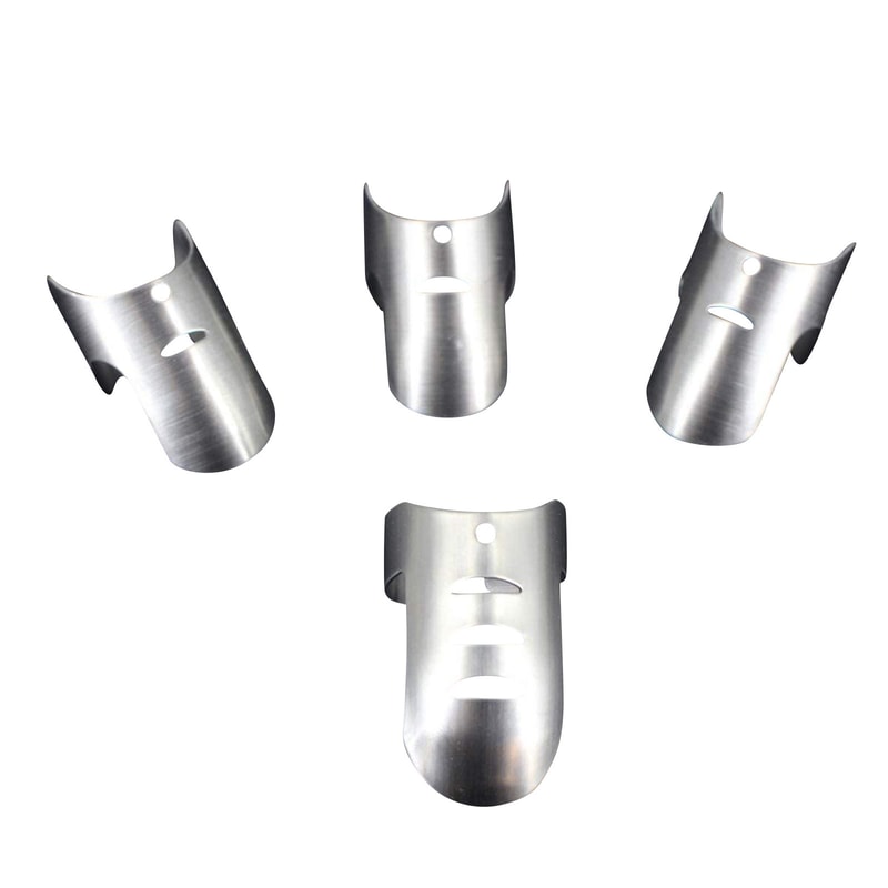SafeSlice Stainless Steel Finger Guard Set for Kitchen Cutting and Chopping