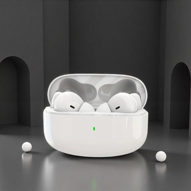 SmartTouch Wireless Earbuds Bluetooth Sports Headset with Noise-Reducing Mic