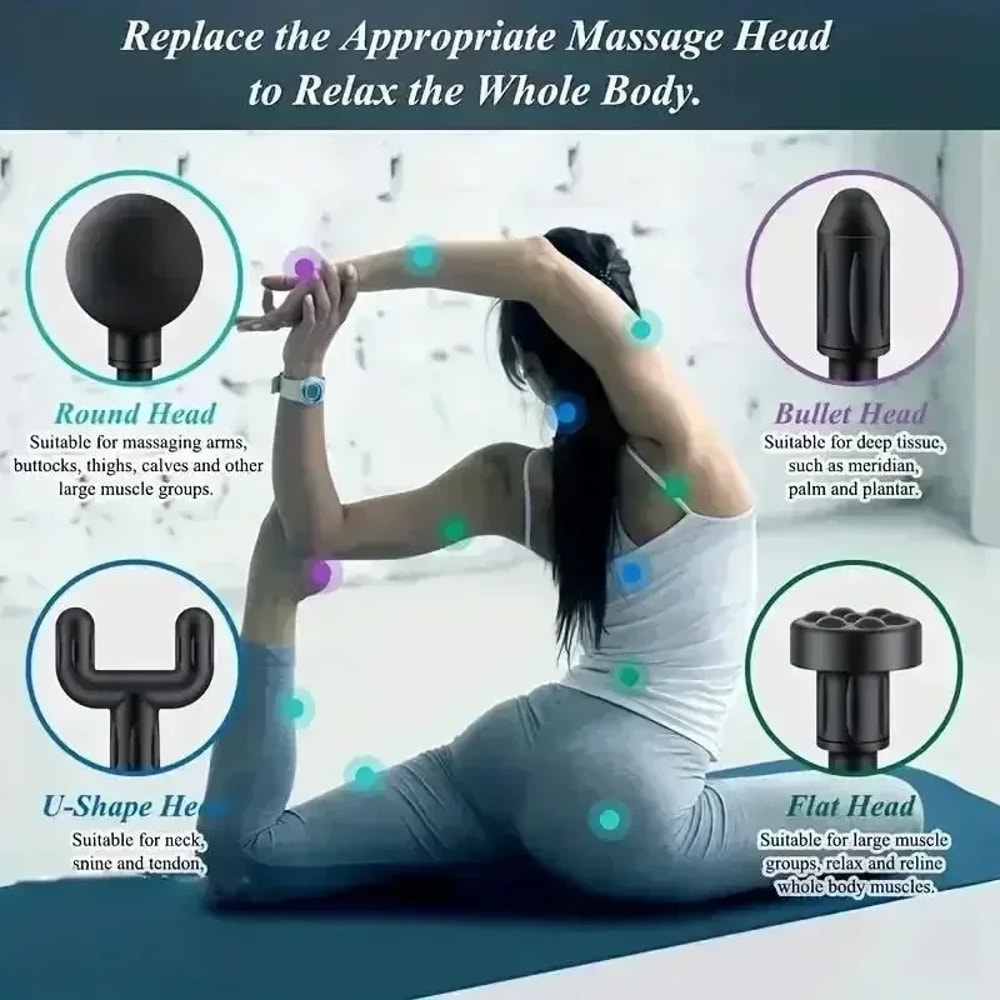 PocketPulse Mini Massage Gun for Deep Tissue Muscle Recovery