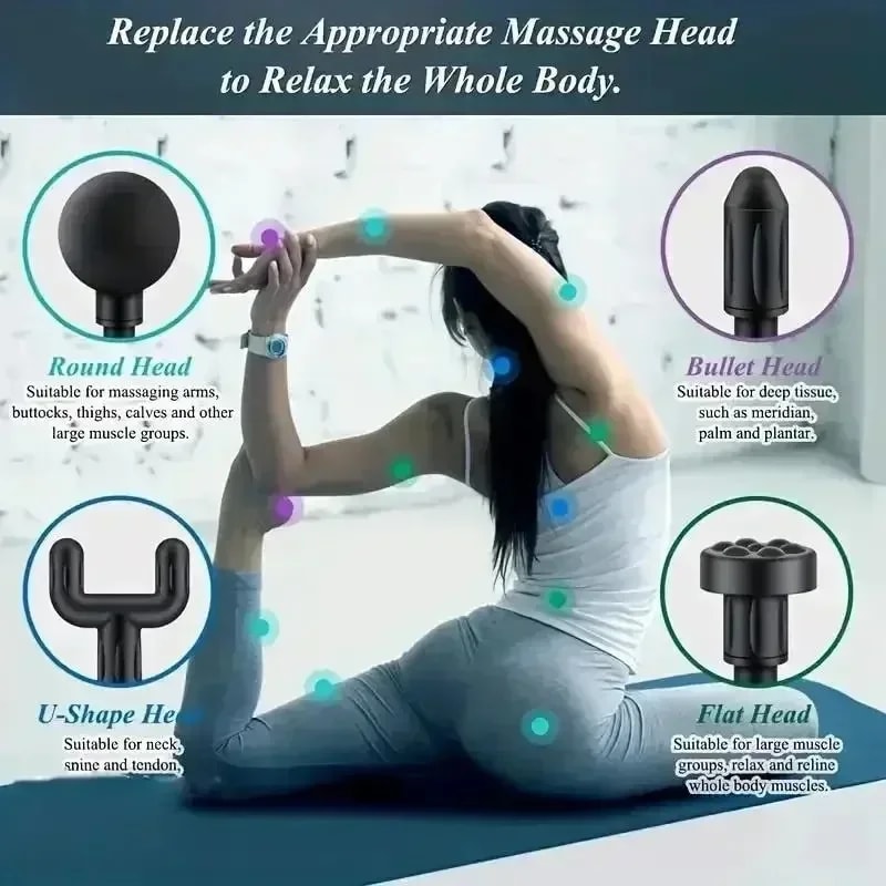 PocketPulse Mini Massage Gun for Deep Tissue Muscle Recovery