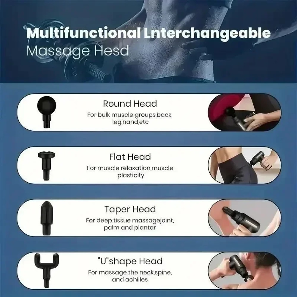 PocketPulse Mini Massage Gun for Deep Tissue Muscle Recovery