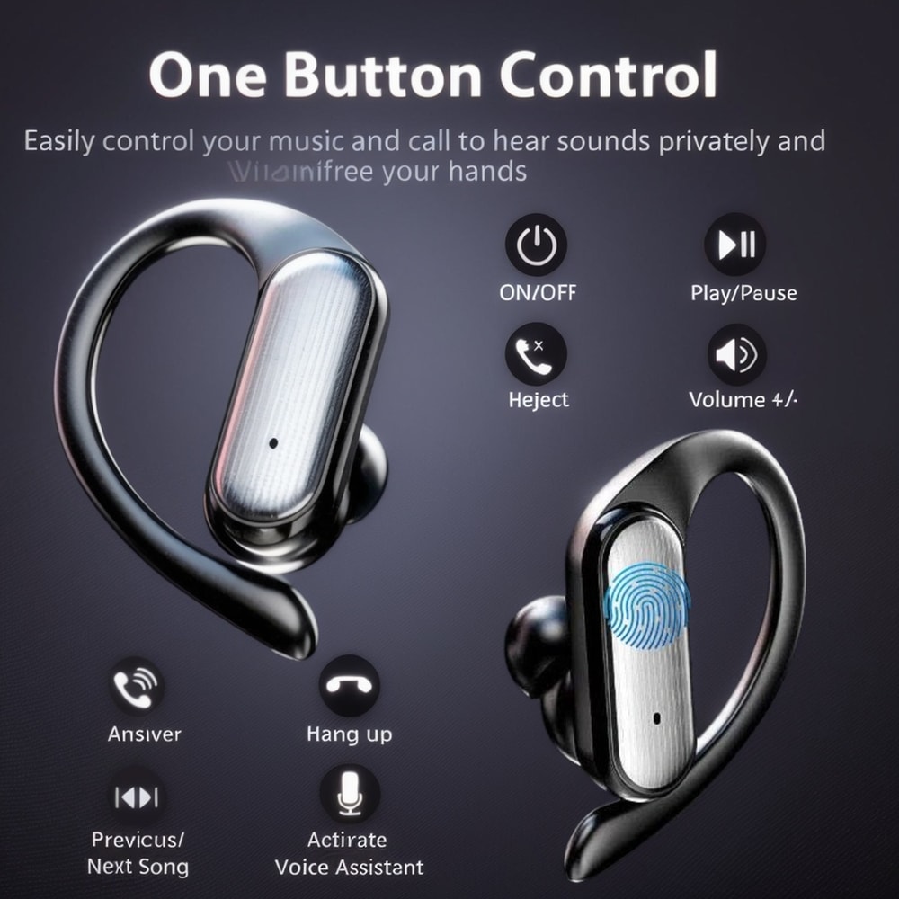 AuraBeat Wireless Bluetooth Earbuds with HD Stereo Sound and Touch Control