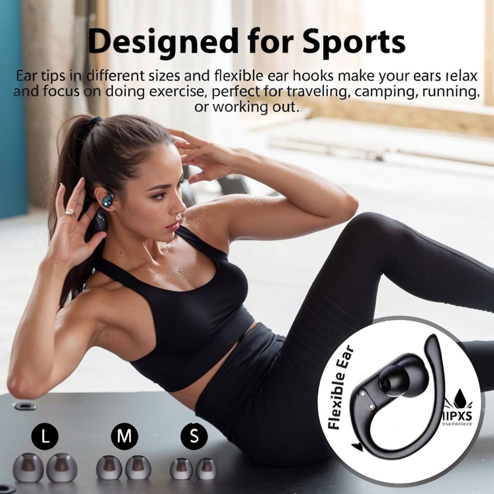 AuraBeat Wireless Bluetooth Earbuds with HD Stereo Sound and Touch Control