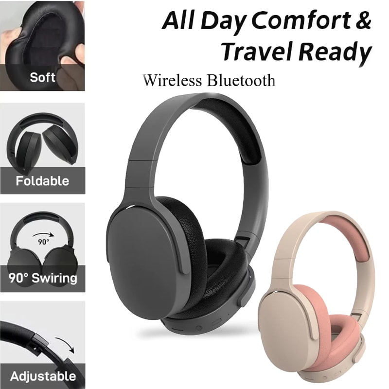 AeroTune Pro Bluetooth Headphones with HiFi Stereo, Noise Reduction & AUX Mode