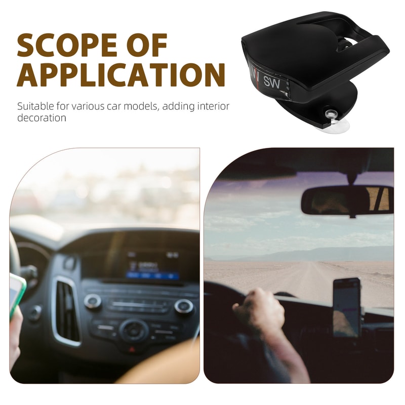TrailPoint Car Dashboard Compass with Inclinometer for Cars, Boats & Motorcycles